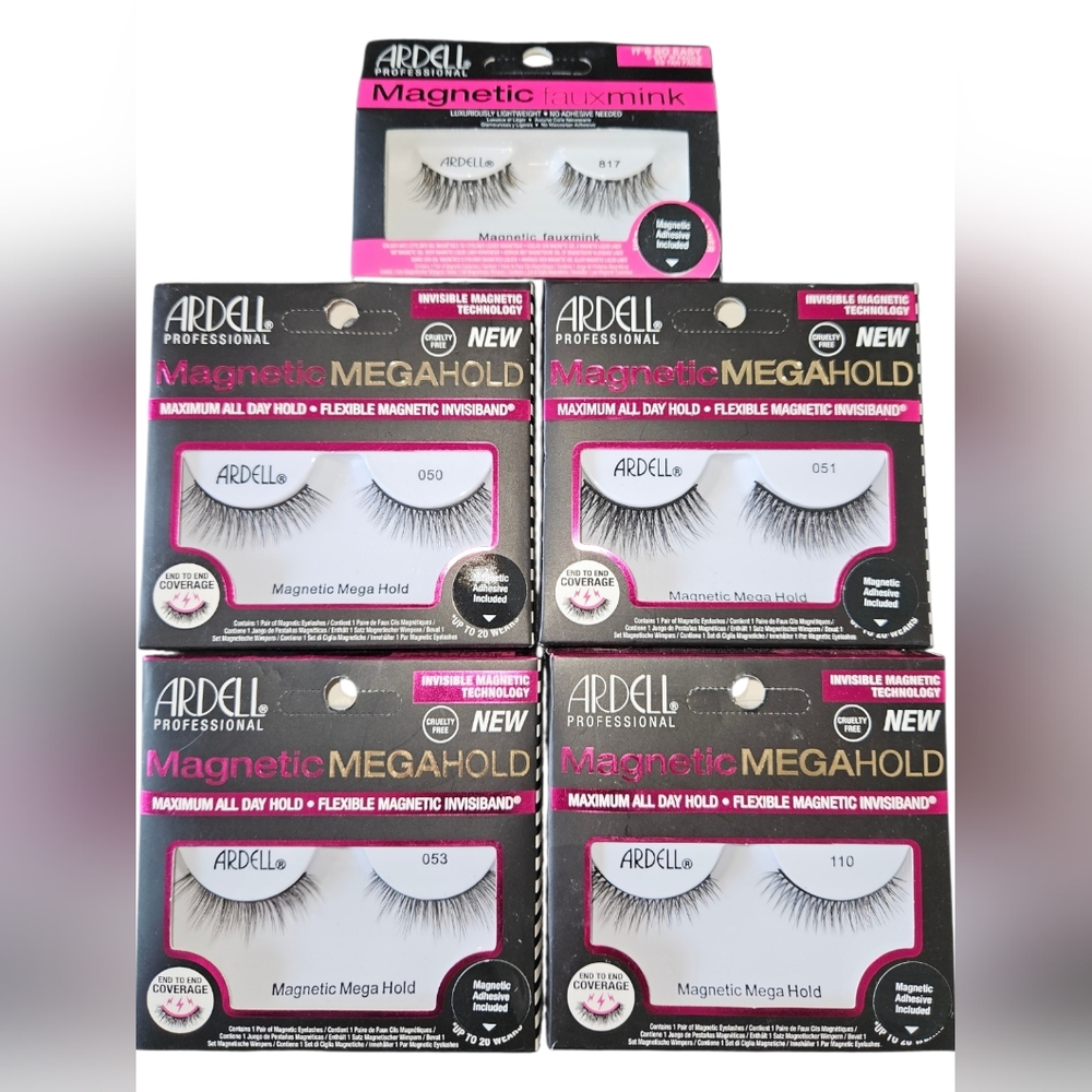 BUNDLE OF 5 NIB Ardell Magnetic Megahold Lash